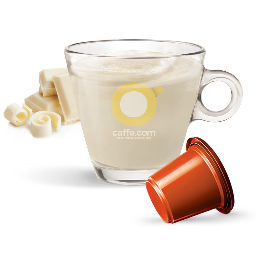 Chocolat blanc capsules Compatibles Nespresso Dolce Gusto COLUMBUS