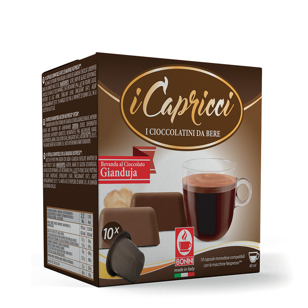 Coffee Gianduia Nespresso Compatible Beverage Capsules® – Caffe.com