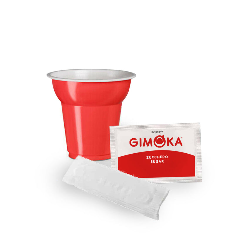 Kit de vasos y palas de azúcar Gimoka