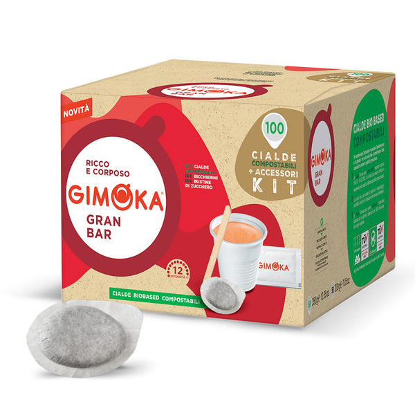  Gran Bar + Kit mit 100 Gimoka-Paletten, Zucker und Gläsern Gimoka