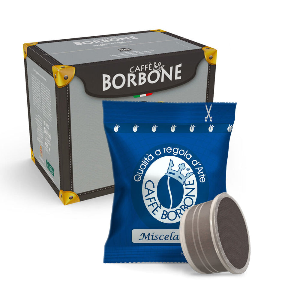 Caffè Borbone Miscela Blu Capsule Caffè Compatibili Lavazza Espresso Point  –