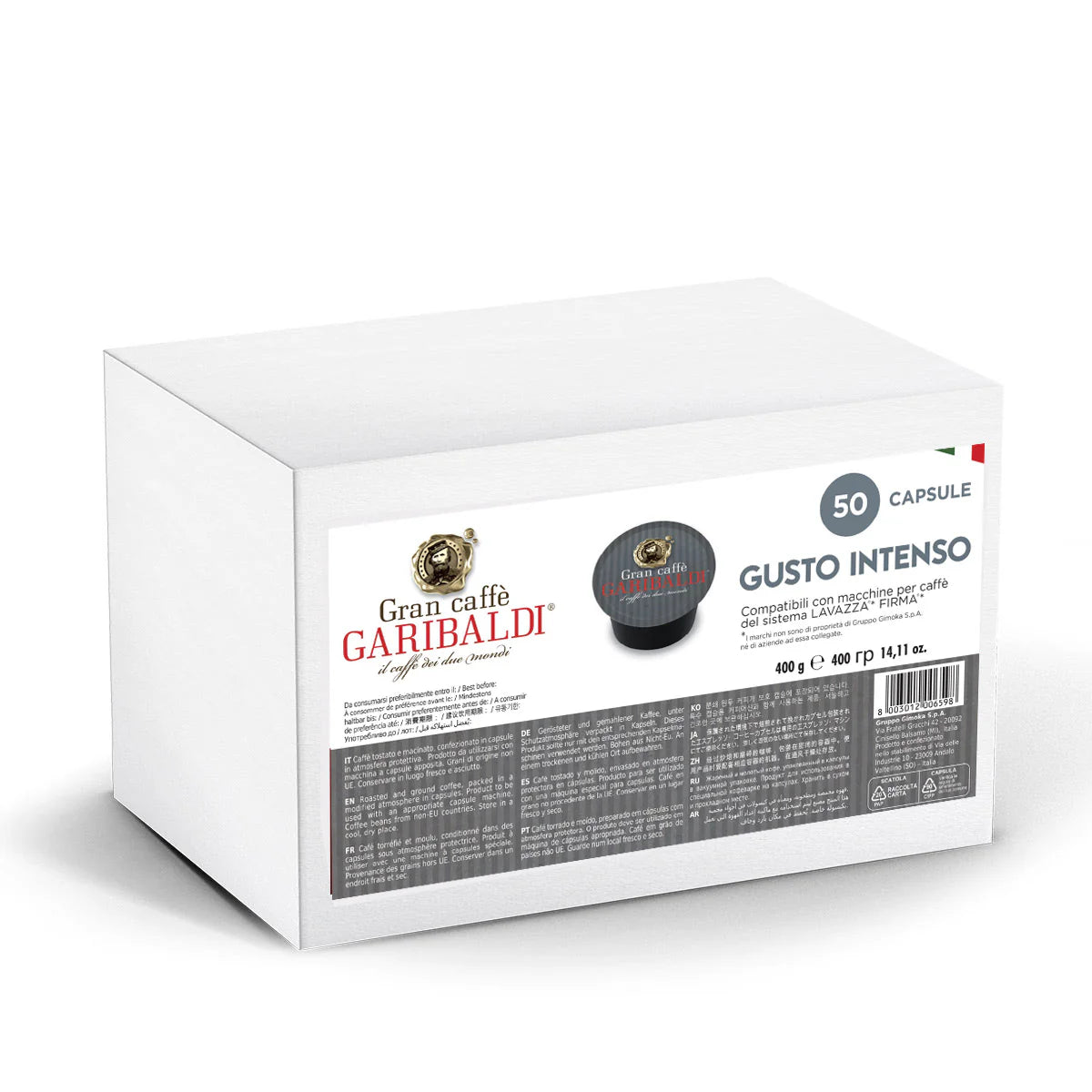 Caffè Garibaldi miscela Intenso in capsule Lavazza Firma – Caffe.com