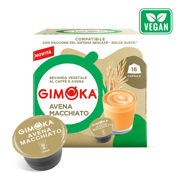 Avena Macchiato vegano Gimoka