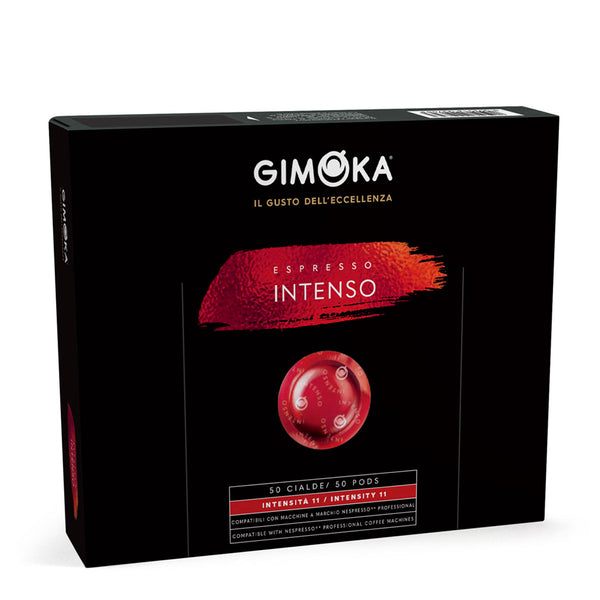 Intenso coffee in pods Gimoka capsules compatible Nespresso Pro