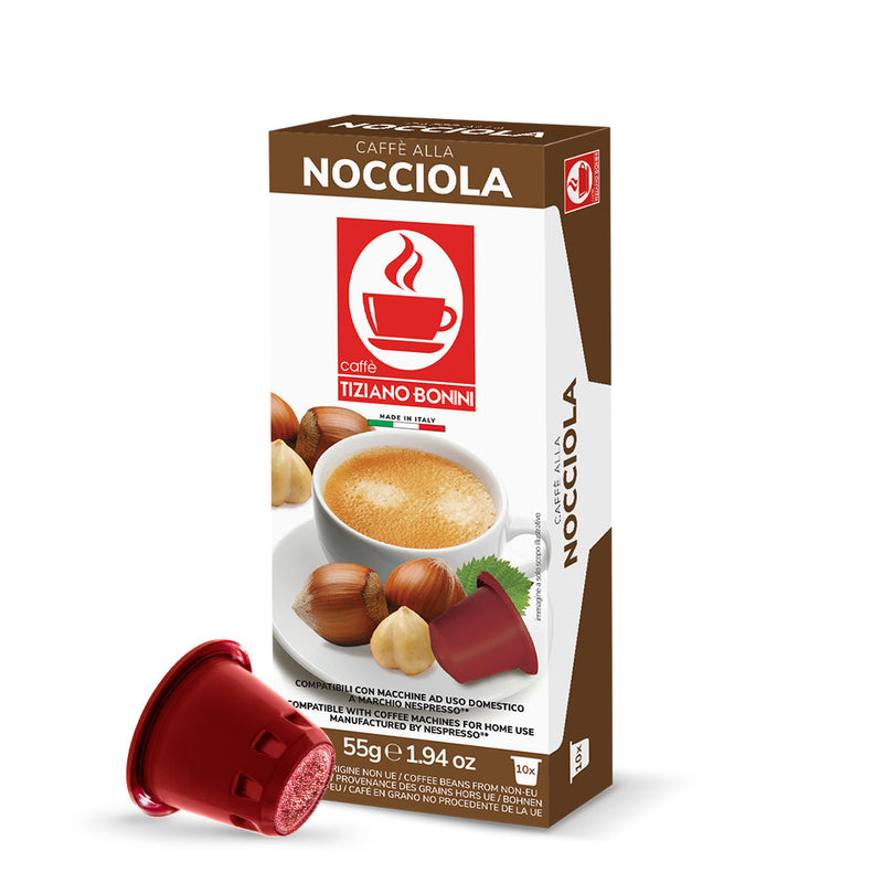 Café dosettes aromatisés noisettes compatible Senseo, U (x 10