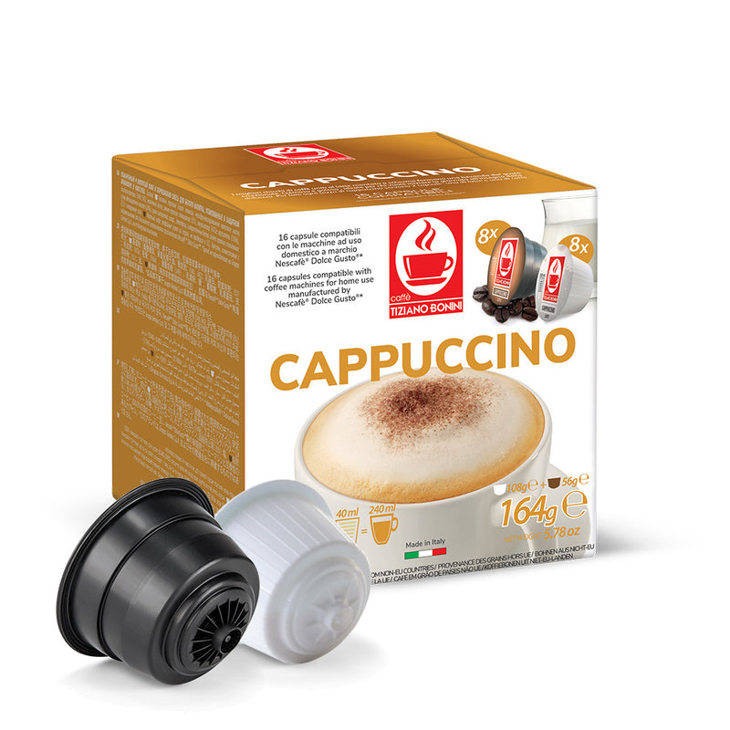 Caffè Bonini Cappuccino Capsule Bevande Compatibili NESCAFÉ® Dolce