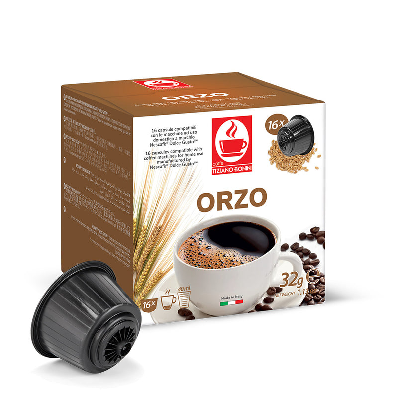 Caffè Bonini Orzo Capsule Bevande Compatibili NESCAFÉ® Dolce Gusto® –